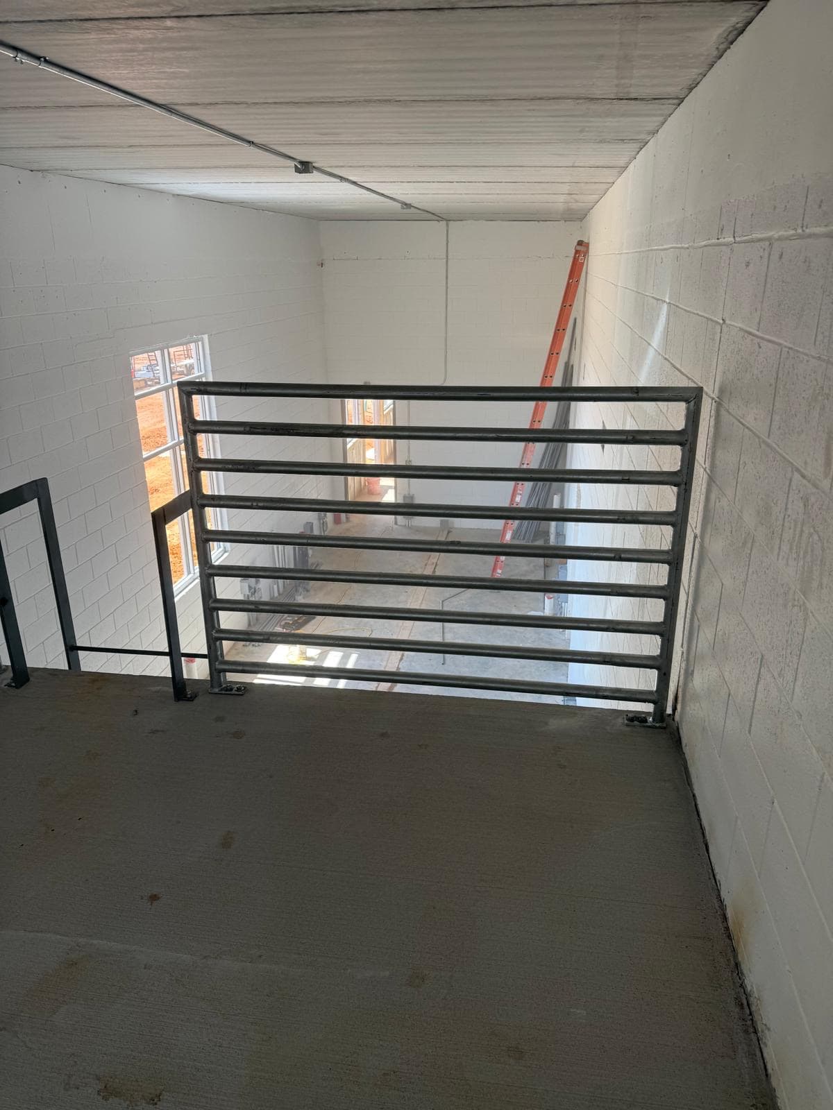 Interior Steel Pipe Handrail